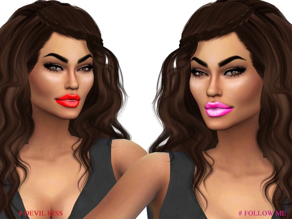 Sims 4 OLA Summer Lipglosses by PrimroseSmith at TSR