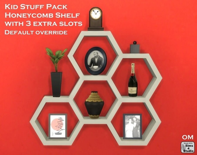 Sims 4 Kids Stuff Pack honeycomb cell 3 extra slots by OM at Sims 4 Studio