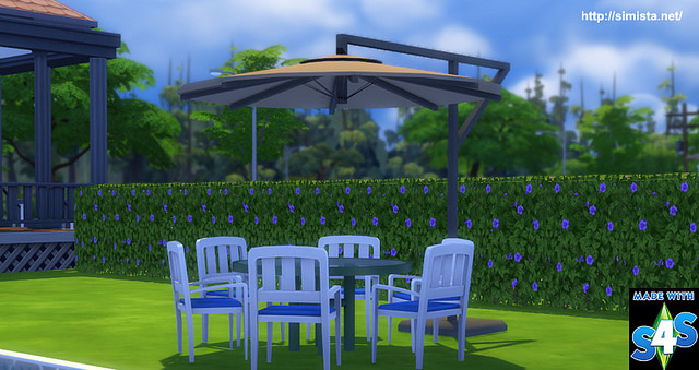 Sims 4 Free Standing Umbrella at Simista