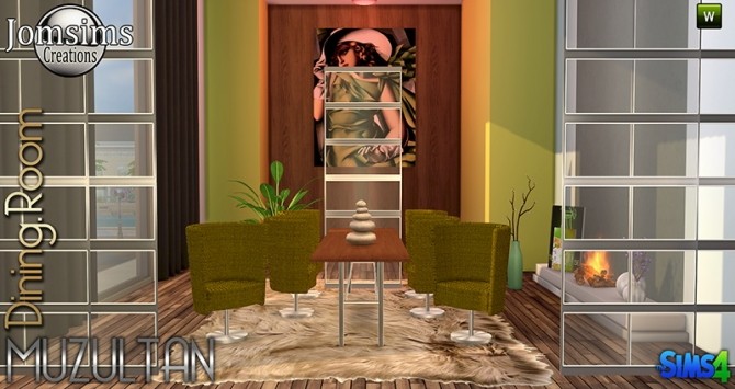 Sims 4 Muzultan diningroom at Jomsims Creations
