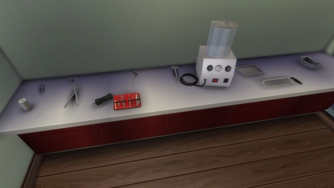 Sims 4 Embalming and autopsy instruments by necrodog at Mod The Sims