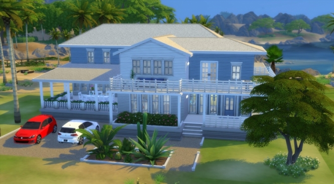 Les Embruns house by Pyrénéa at Sims Artists » Sims 4 Updates