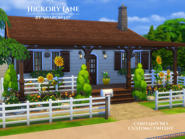 Sims 4 Hickory Lane house by sharon337 at TSR