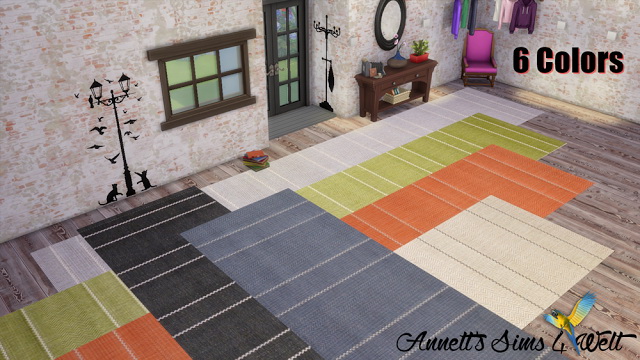 Sims 4 Carpet Long Extra Large at Annett’s Sims 4 Welt