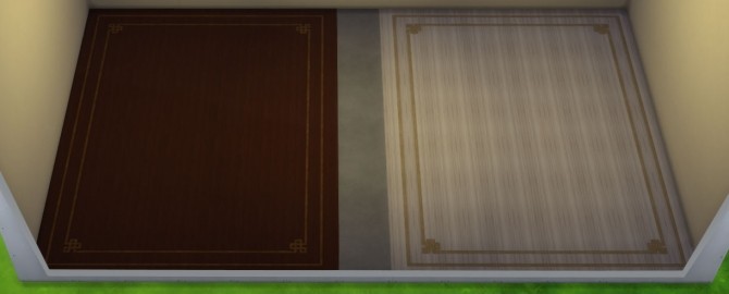 Sims 4 Wooden Manor Floor Tile Set by Flinnel at Mod The Sims