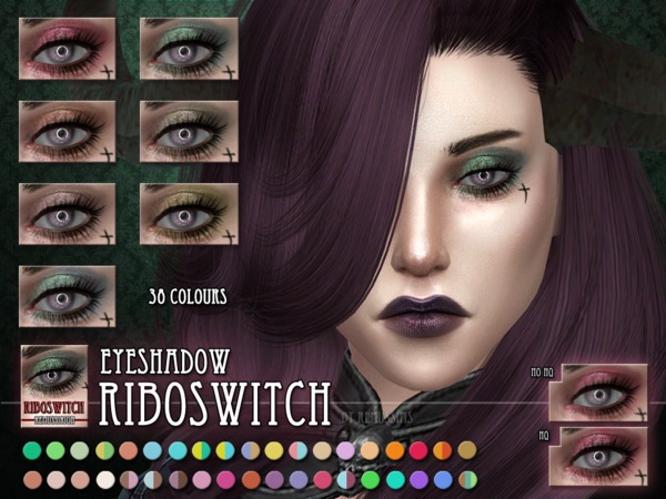 Sims 4 Riboswitch Eyeshadow by RemusSirion at TSR
