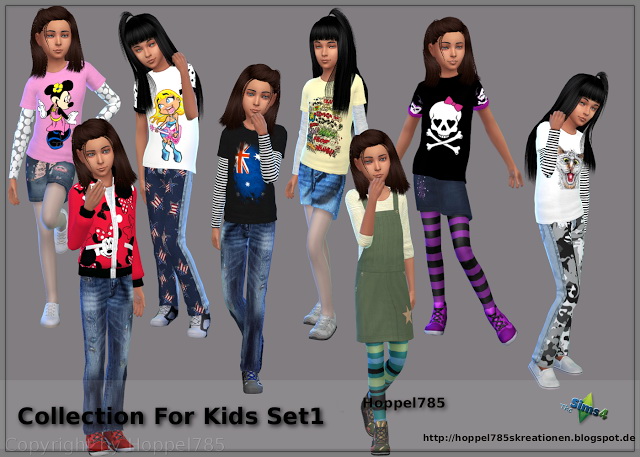 Sims 4 Collection For Kids Set1 at Hoppel785