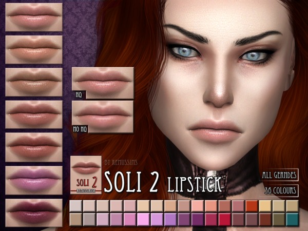 Sims 4 Soli lipstick 2 by RemusSirion at TSR