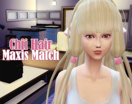 Chii from Chobits Hair Maxis Match by Wiccan at Mod The Sims