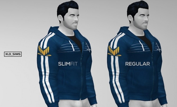 Sims 4 Spectre Alenko Hoodie by Xld Sims at SimsWorkshop