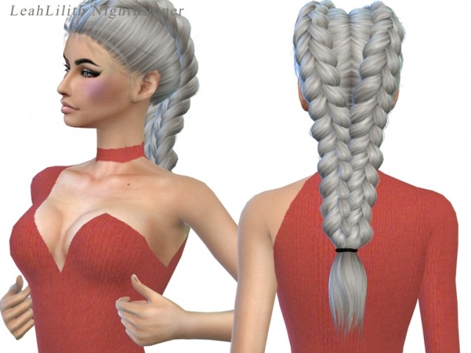 Sims 4 NightRunner Hair Recolor by xLovelysimmer100x at SimsWorkshop