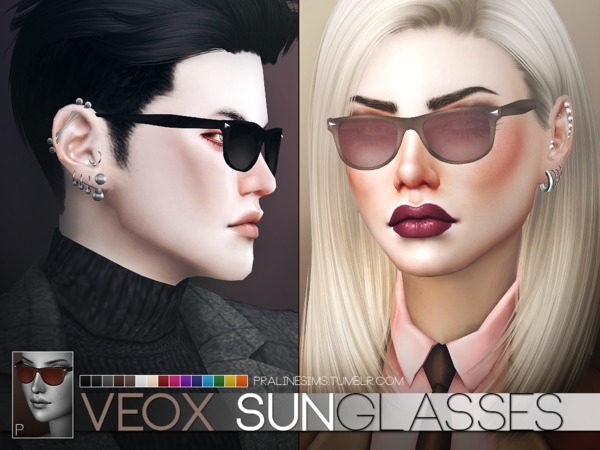 Sims 4 Veox Sunglasses by Pralinesims at TSR