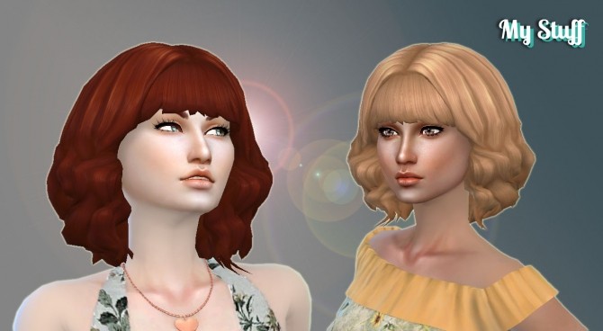 Sims 4 Aurora Hair by Kiara Zurk at My Stuff
