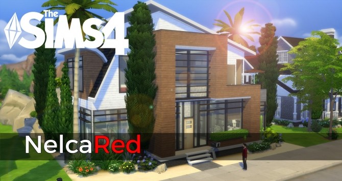 Sims 4 Modern Beach Mansion by NelcaRed at Mod The Sims