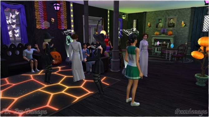 Sims 4 Spooky Velvet Club by Zzz Danaya at ihelensims