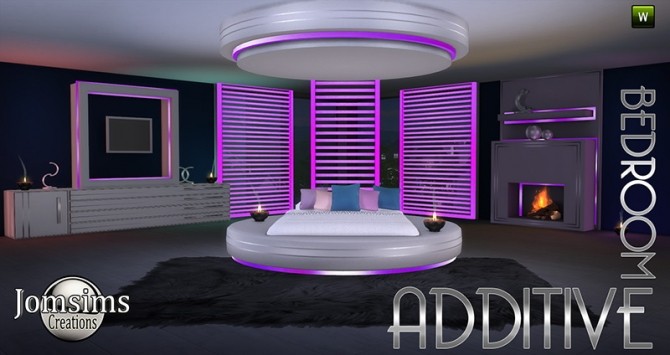 Sims 4 Additive bedroom at Jomsims Creations