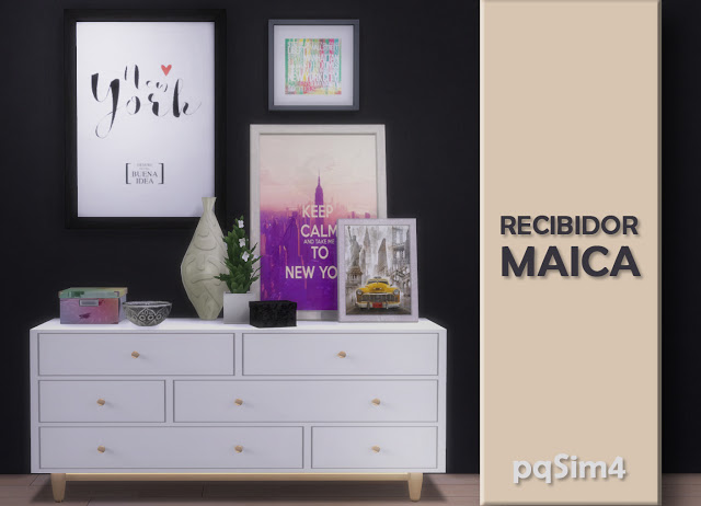 Sims 4 Maica hall at pqSims4