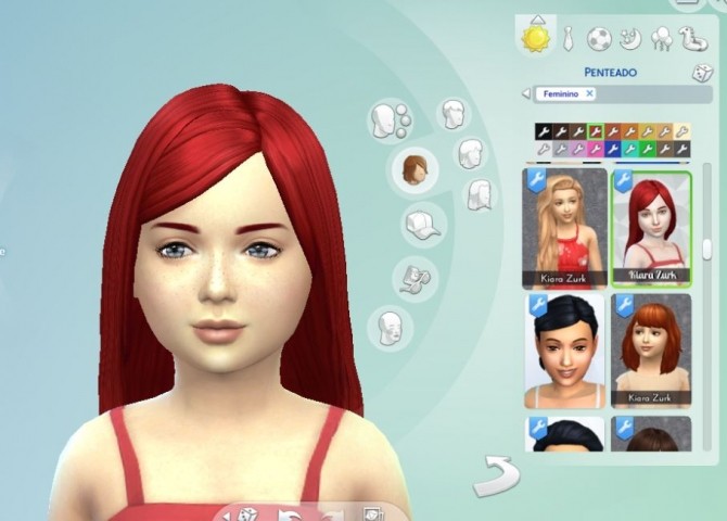 Sims 4 Melodious Hairstyle for Girls at My Stuff