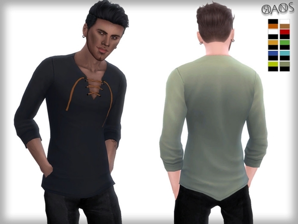 Sims 4 Viscose Shirt by OranosTR at TSR