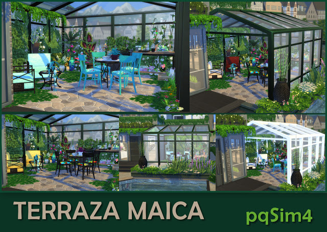 Sims 4 Maica patio at pqSims4
