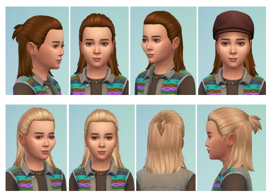 Sims 4 Boys Little Tie hair at Birksches Sims Blog