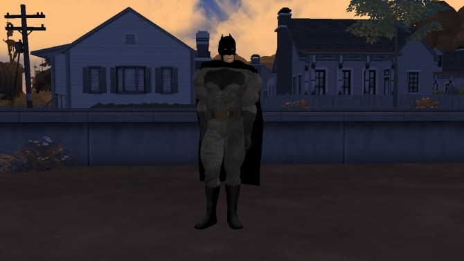 Sims 4 Batman v Superman Batfleck Costume by G1G2 at SimsWorkshop