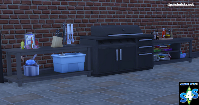 Sims 4 BBQ Tables at Simista