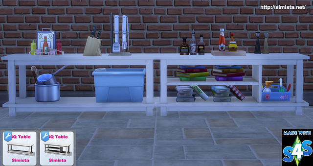Sims 4 BBQ Tables at Simista
