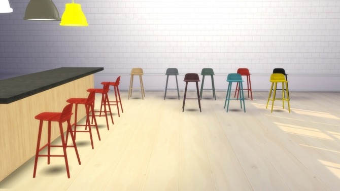 Sims 4 Chairs and stool (Pay + Free) at Meinkatz Creations