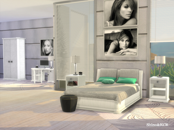 Sims 4 Bedroom for Men by ShinoKCR at TSR