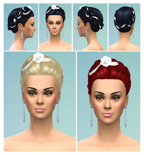 Sims 4 Muerto & Wedding Braids at Birksches Sims Blog