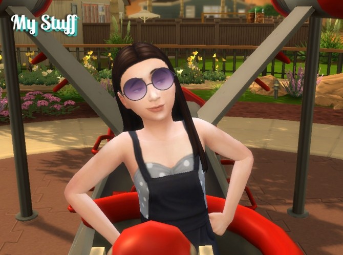Sims 4 Round Large Glasses Conversion at My Stuff