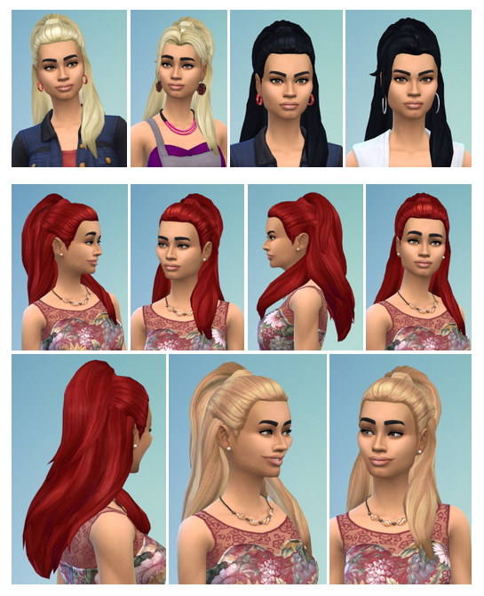 Sims 4 Senta Hair Version 1 & 2 at Birksches Sims Blog