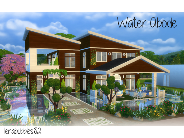 Sims 4 Water Abode by lenabubbles82 at TSR