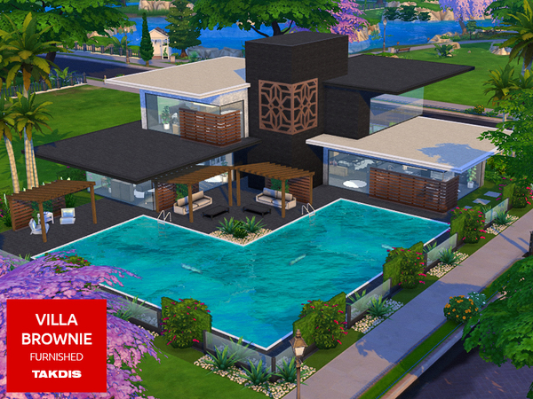 Sims 4 Villa Brownie by Takdis at TSR