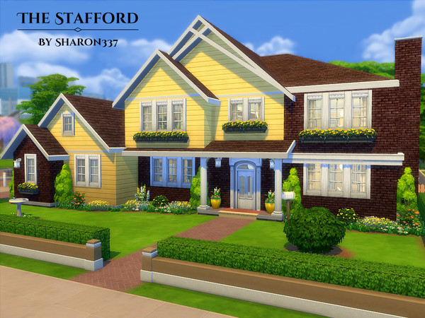 Sims 4 The Stafford house by sharon337 at TSR