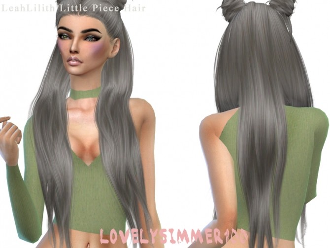 Sims 4 LittlePiece Hair Recolor by xLovelysimmer100x at SimsWorkshop