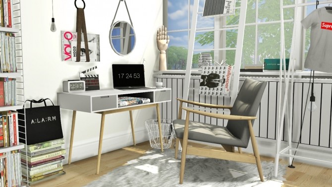 Sims 4 Office Set #12 at MXIMS
