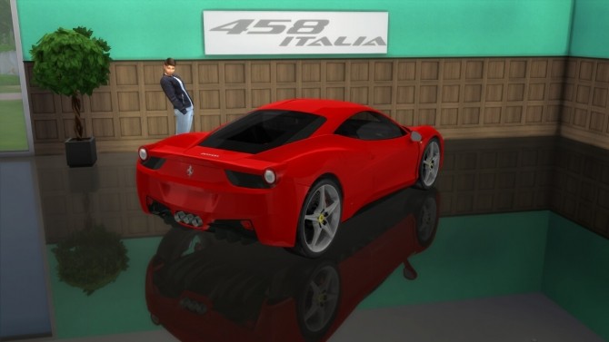 Sims 4 Ferrari 458 Italia at LorySims