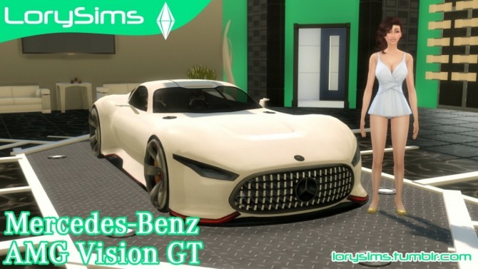 Sims 4 Mercedes Benz AMG Vision GT at LorySims