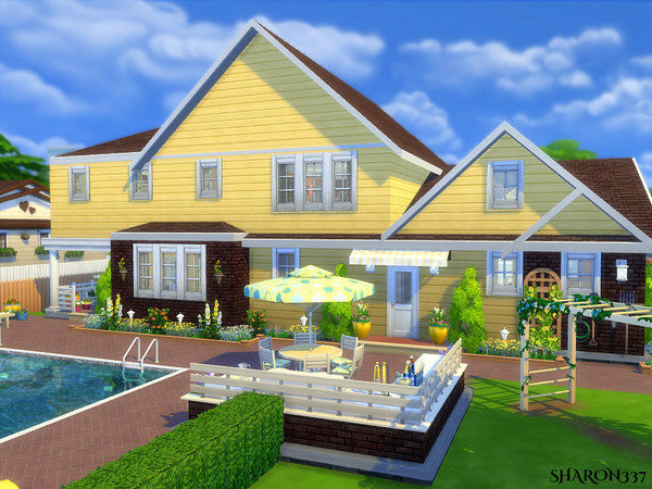 Sims 4 The Stafford house by sharon337 at TSR