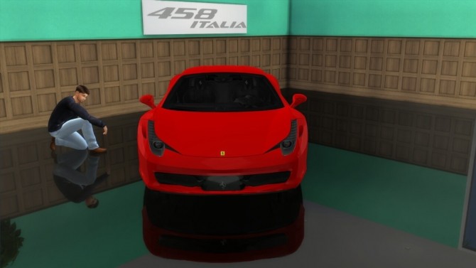 Sims 4 Ferrari 458 Italia at LorySims
