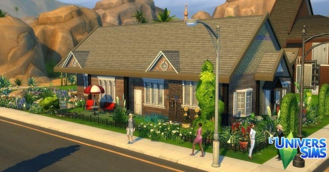 Sims 4 LAgapanthe house by Coco Simy at L’UniverSims