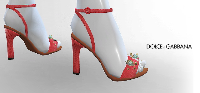 Sims 4 Jewel Flower Sandals by MrAntonieddu at MA$ims4