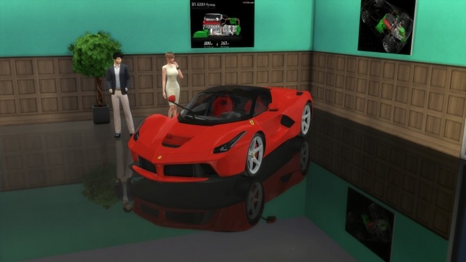 Sims 4 Ferrari LaFerrari at LorySims