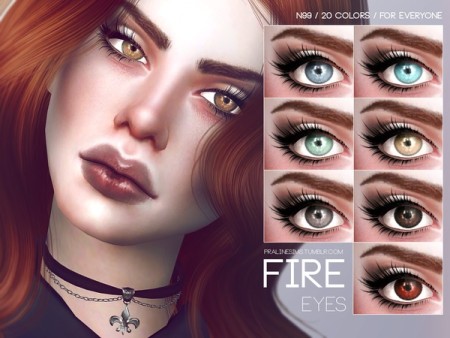 Fire Eyes N99 by Pralinesims at TSR » Sims 4 Updates