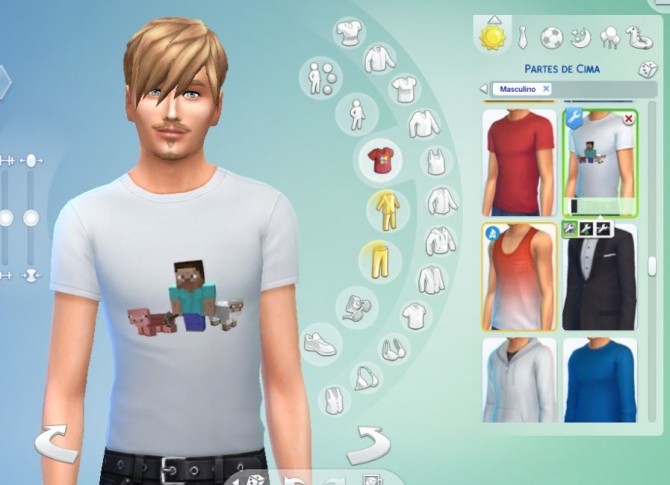 Sims 4 Minecraft T Shirts at My Stuff
