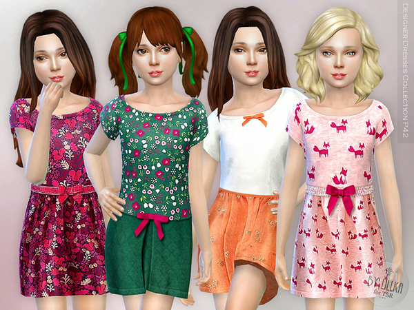 Sims 4 Designer Dresses Collection P42 by lillka at TSR