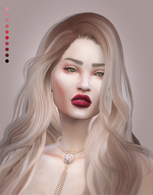 Sims 4 Matte Lipstick at MariaMaria