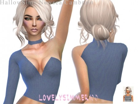 NewSea Cambrain hair recolors by xLovelysimmer100x at SimsWorkshop
